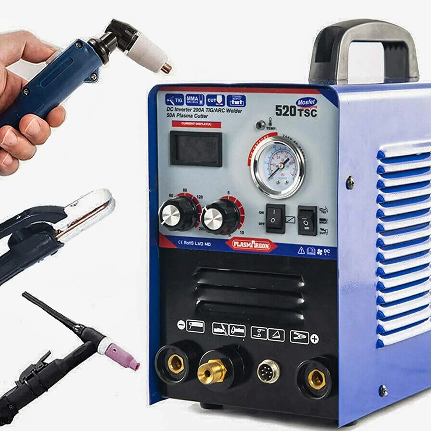 

Air Inverter Plasma Cutter 3 In 1 Multifunction Welding Machine TIG MMA CUT Free Plasma Cutter Consumables For Welding
