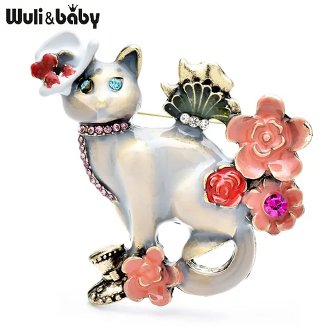 Брошь Wuli&baby Бабочка Эмаль