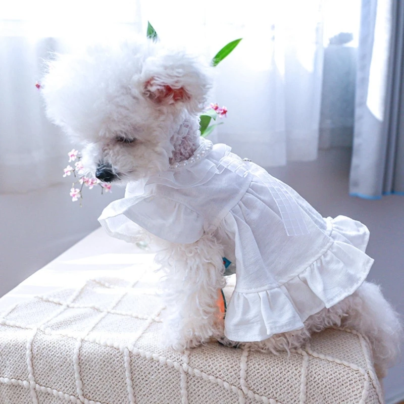 

Костюм для маленькой собачки коты принцесса платье пуловер пальто удобная одежда для собак