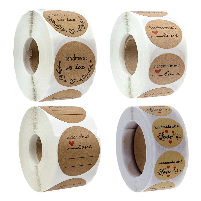 

500 шт./рулон, наклейки для упаковки конфет