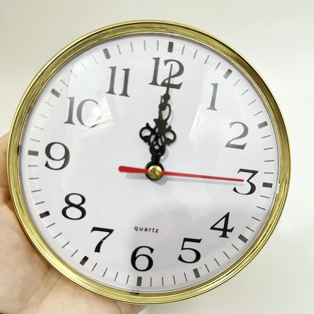 DIY кварцевые часы вставка арабские цифры легкий бесшумный механизм 90-110 мм