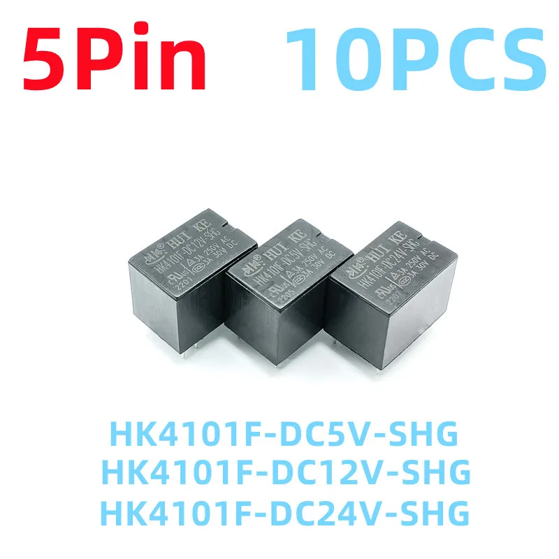 Новинка, реле HK 10 шт., Φ 5Pin 3A 250VAC