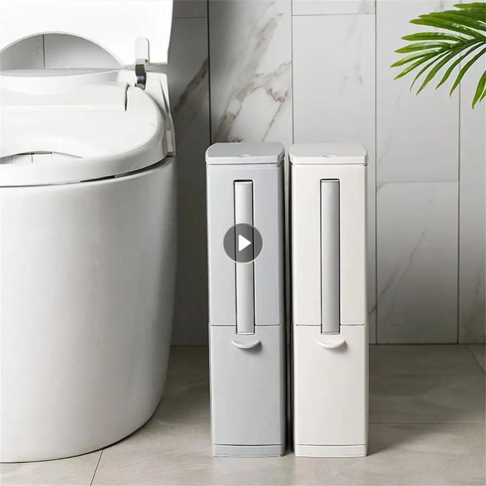 Toilet Brush Set Saving Storage Space Brush Replaceable Bath
