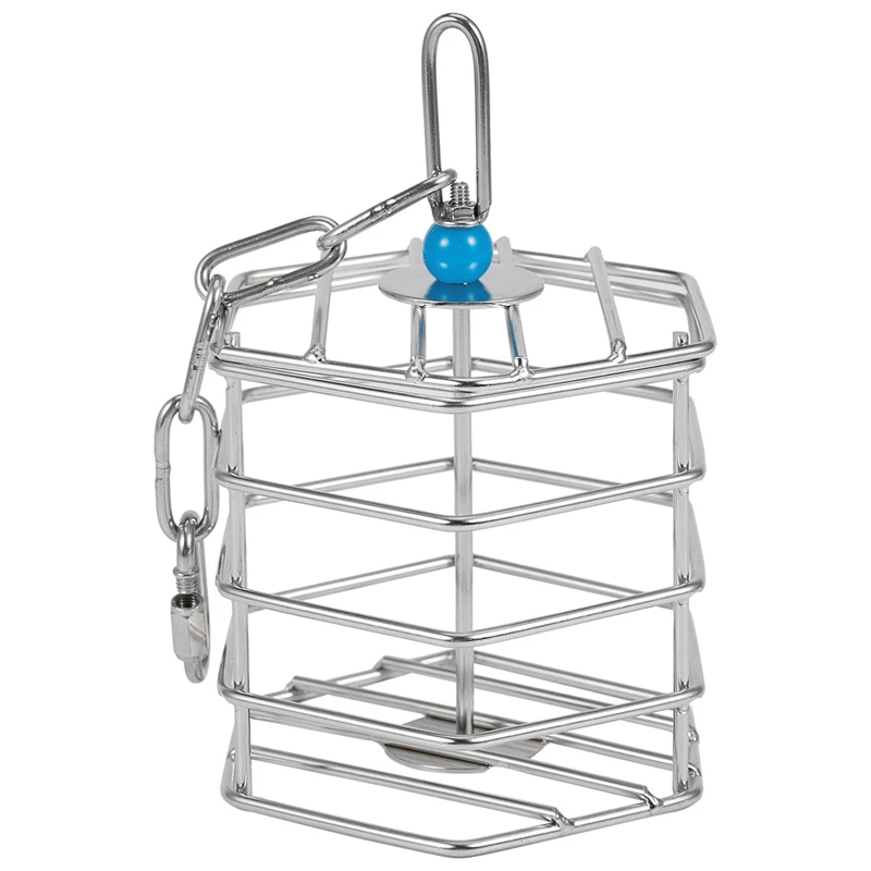 2 шт. подвесная клетка из нержавеющей стали для домашних животных