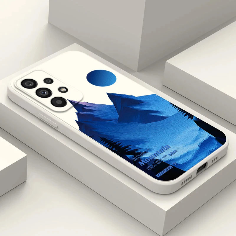 Телефонный чехол для Huawei Mate 20 10 30 40 50 honor 9 9A 9X PRO Lite V10 V20 V30 Чехол горный синий