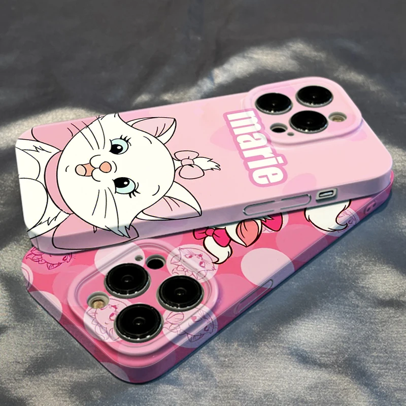 

Marie Cat Cartoon Feilin Film Hard Cover For Apple iPhone 14 13 12 Mini 11 Pro XS MAX XR X 8 7 Plus Phone Case Coque Capa Fundas