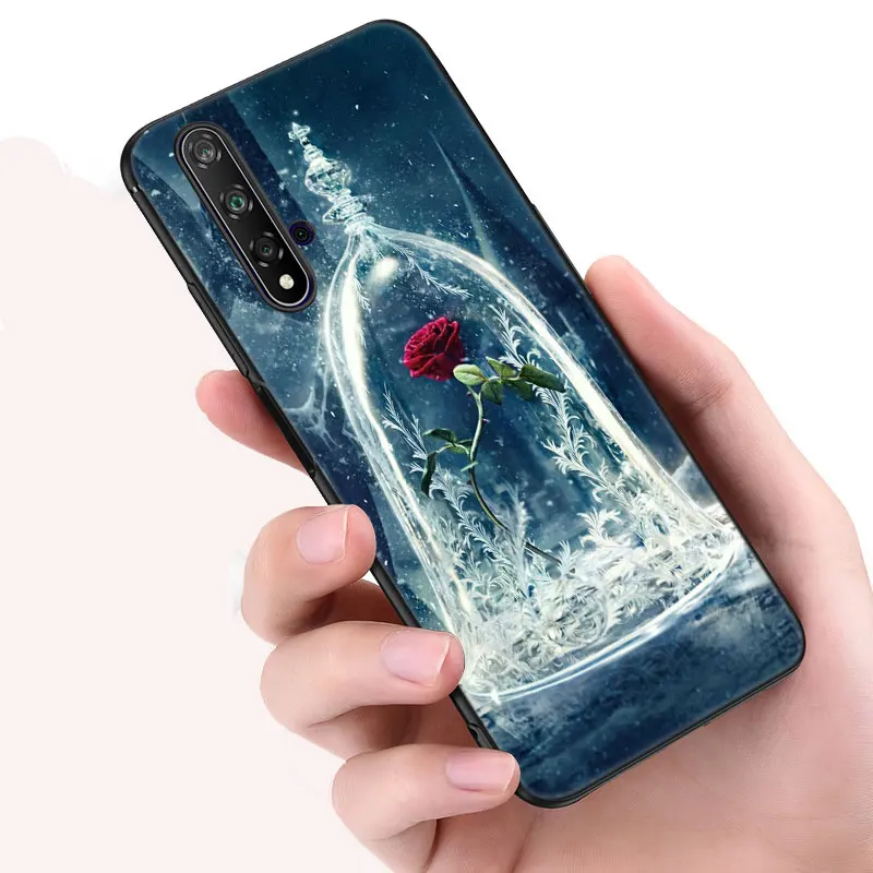 Чехол для телефона Huawei Honor X7 X8 X9 чехол с рисунком Диснея Красавица и чудовище цвет