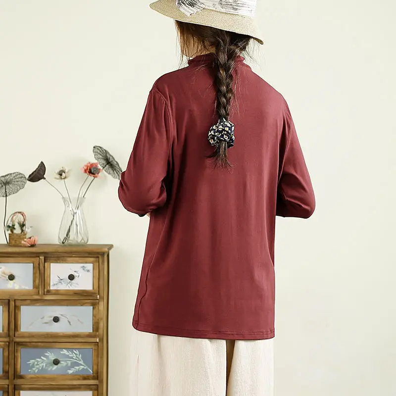 Двусторонний флисовый топ-поло с воротником-черепаховым воротником женский топ