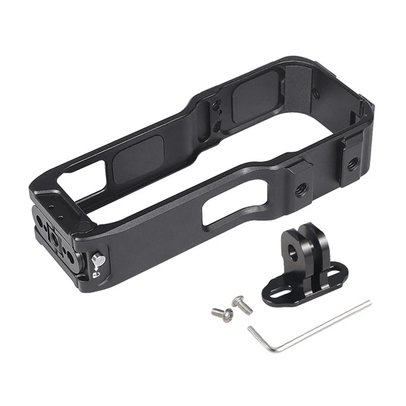 

For Insta360 One RS 1 Inch Aluminum Alloy Cage Vertical Frame, Multifunctional Anti Drop And Collision Metal Frame