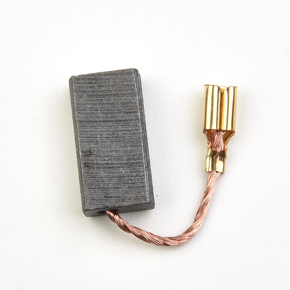 

10PCS Carbon Brushes 15x8x5mm Angle Grinder Graphite Brush Replacement For Bosch GWS6-100 Motor 20/24/26 Dongcheng S1M-FF03-100A