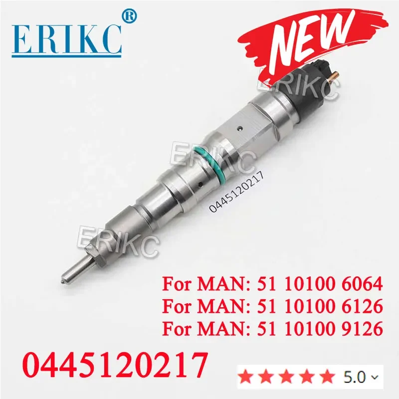0445120217 Форсунка Common Rail в сборе 0 445 120 217 0445 для грузовика MAN 51101006064 51101006126 51101009126