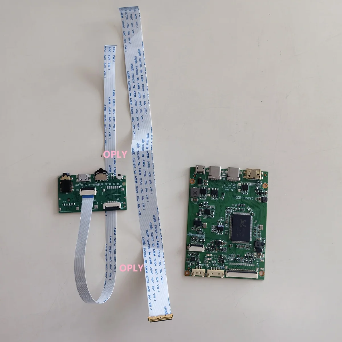 Фото Плата контроллера EDP с 2 портами USB-C, совместимая с Mini HDMI, для B156HAN01.1 B156HAN01.2, комплект для 15,6-дюймового LED-экрана 1920X1080, ЖК-панель USB №1