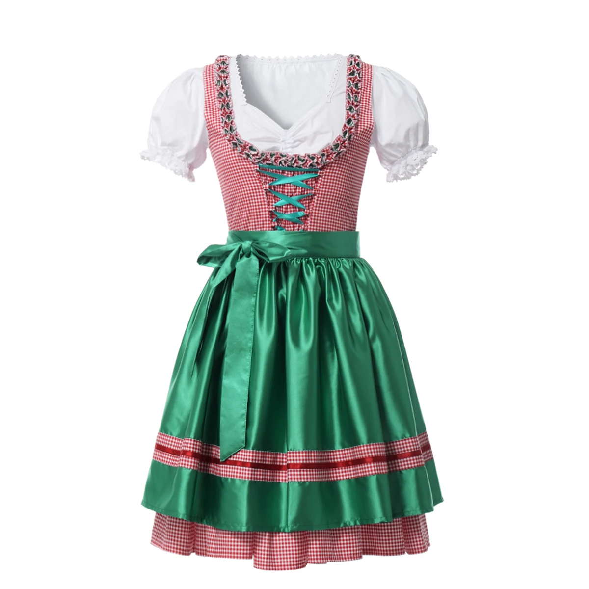 

Карнавальный костюм дирндл на Октоберфест, немецкая пивная горничная, таверна, наряд, косплей, Хэллоуин, нарядное платье Вечерние