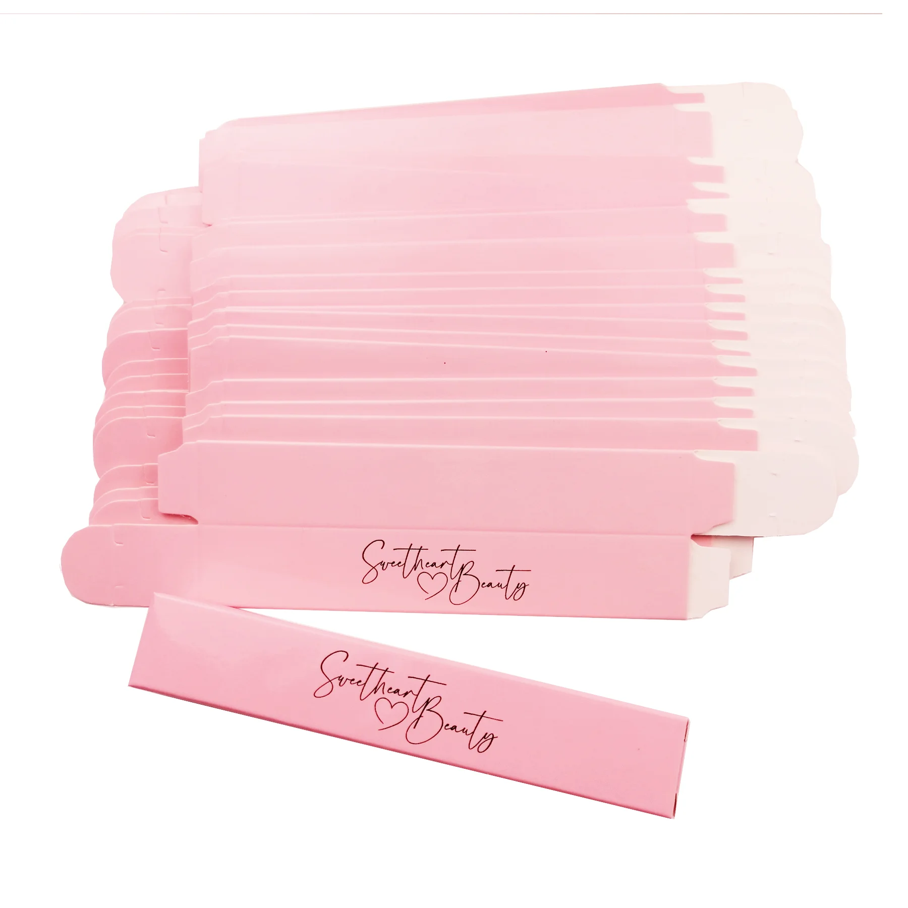 Wholesale  Lip Gloss or Lipstick Box Package Custom Logo Colorful  Empty Paper Packing Boxes for Tube Containers in Bulk