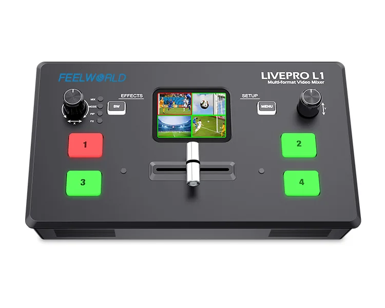 

FEELWORLD Новый LIVEPRO L1 новейший 4 hdmi входа usb 3,0 живой поток и запись мини видео переключатель
