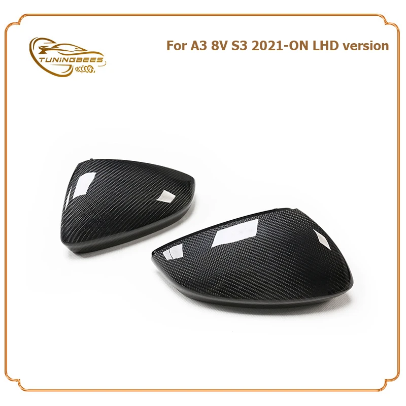 Стайлинг чехол для зеркала заднего вида из углеродного волокна Audi A3 8V S3 2021-версия