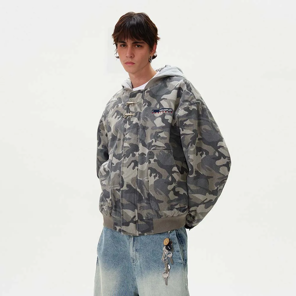 Tung Sung американская камуфляжная куртка-пуховик с капюшоном для мужчин и женщин