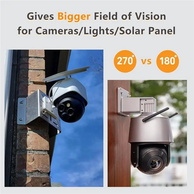 Фото Акция: 3X внешний угловой кронштейн для крепления камеры Hikvision, основание для кронштейна купольной камеры №5