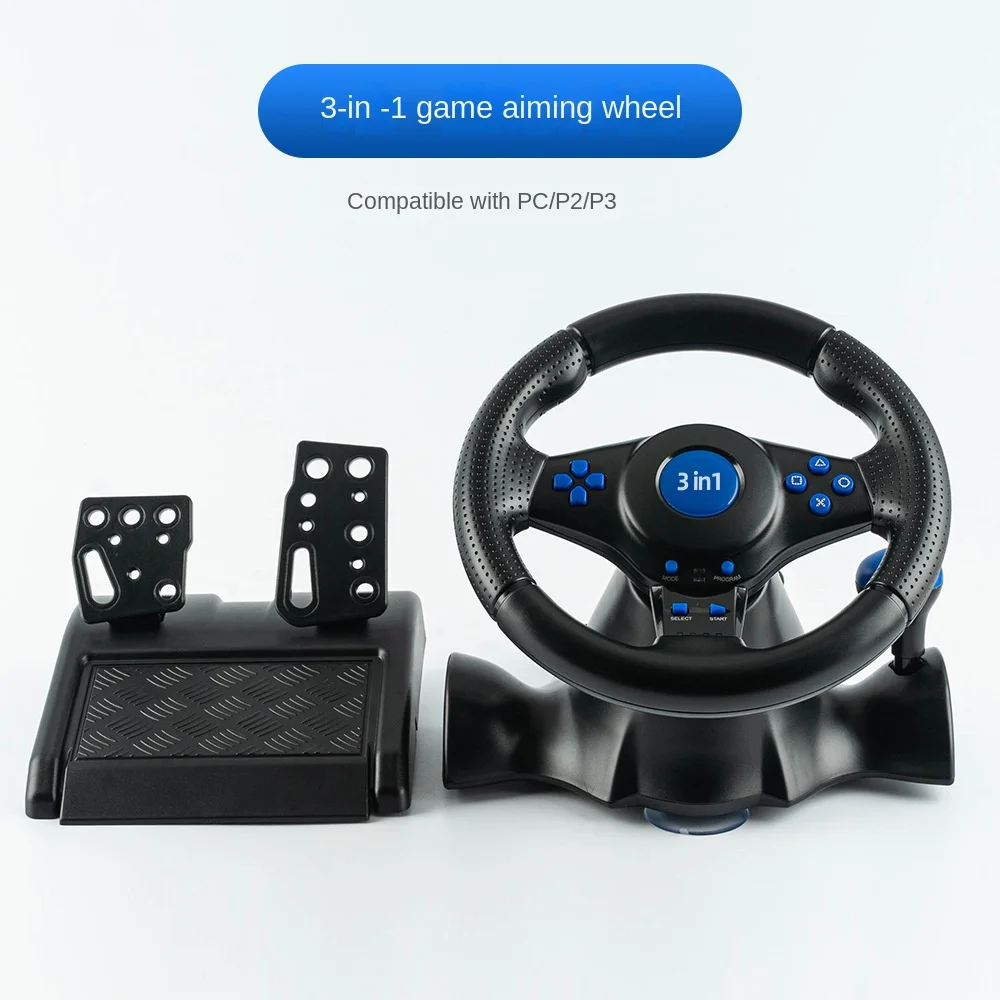 

Gaming Steering Wheel for Pc Switch/Xbox360/PS4/PS2/PS3/PC Racing Game Aiming Wheel 4-in-1 3-in-1 Steering Wheel G29 Logitech