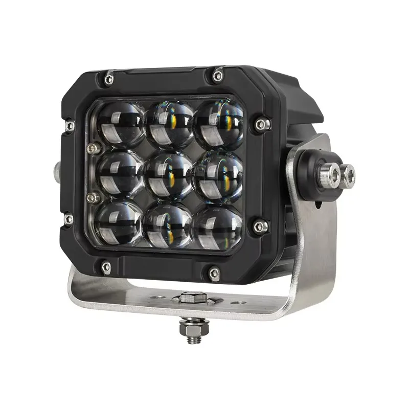 Фото 【Хит продаж】5-дюймовый 90W 7200LM 9-32V 6000K сверхмощный светильник IP68, пыле- и ударопрочный, 24V точечный светильник для тяжелых условий эксплуатации, для горнодобывающей промышленности №2