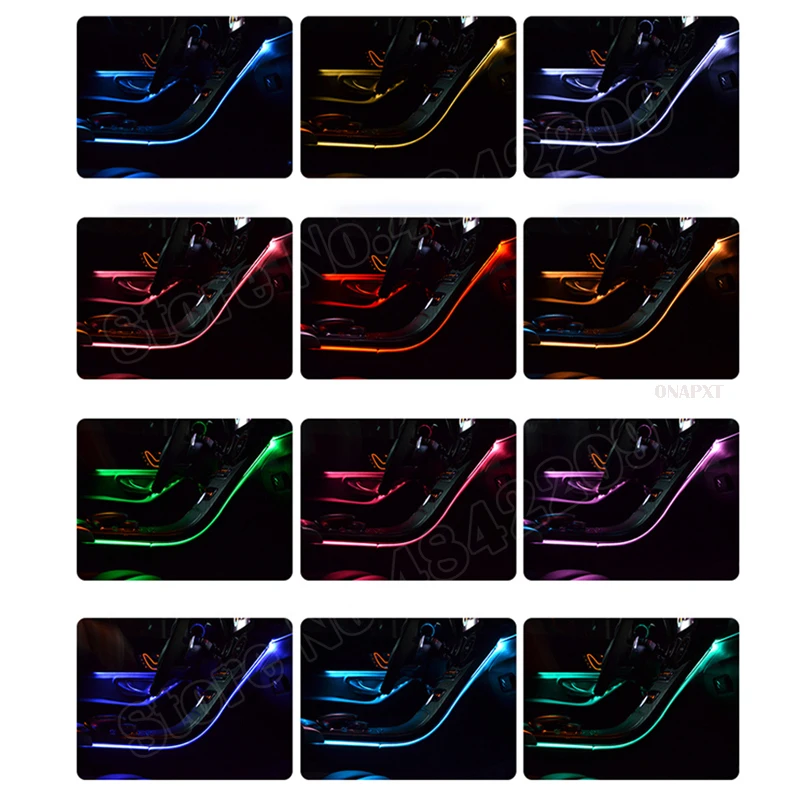 

Ambient Light For Mercedes-Benz C/GLC Class W205 C43 C63 X253 C300 LED Decorative lamp Condition Nozzle Air Outlet 3/64 Colors