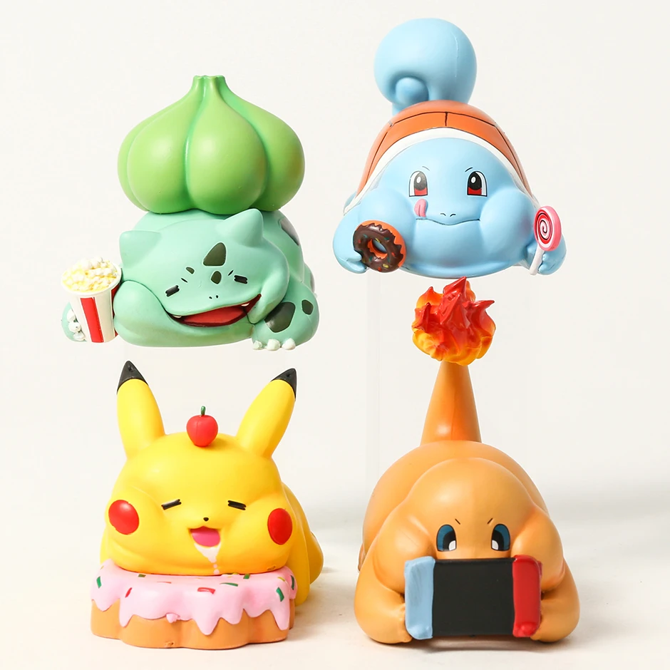 

Покемон фэт отаку бульбазобр брикет чармандер ПВХ фигурка Коллекционная модель игрушка