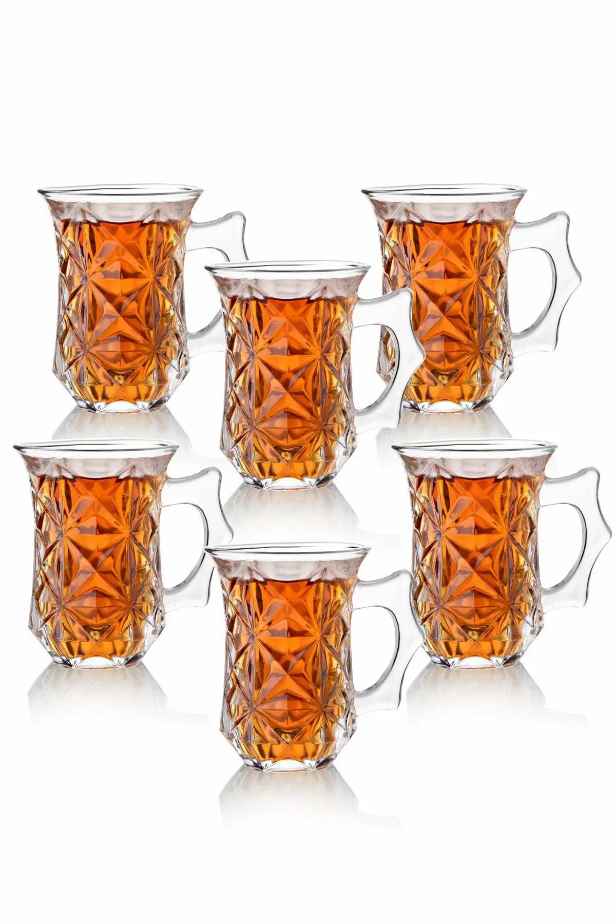 

Набор стеклянных чашек и чашек, 6 шт.