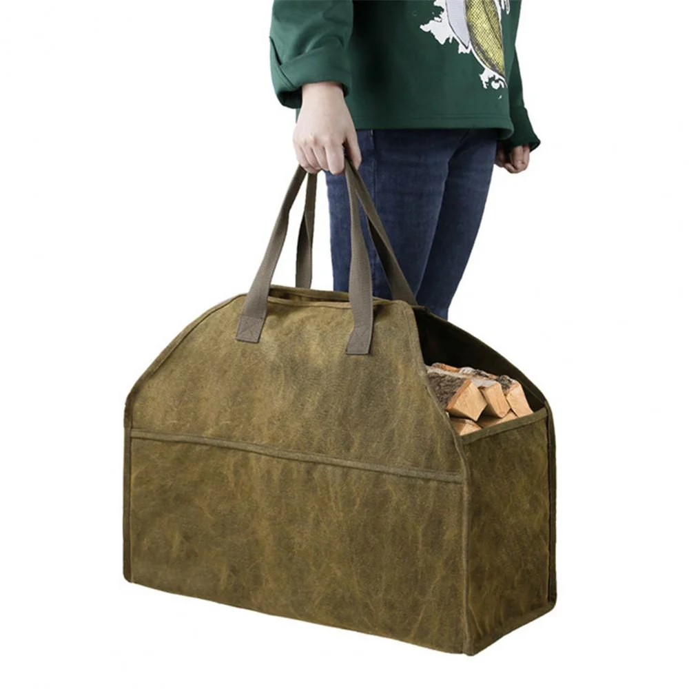 

Практичная переносная сумка для хранения древесины, портативная легко моющаяся сумка для хранения лесозаготовки, с защитой от царапин