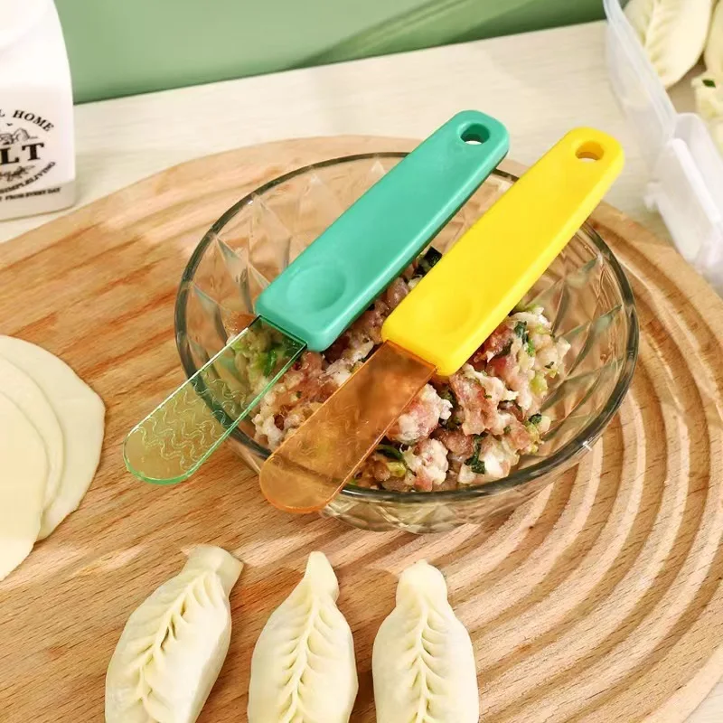 

PP Food Grade Dumpling Pick Stuffing Spoon Wonton Bun Stuffing Tool Kitchen Stuffing Stirring Spoon Flat Spoon