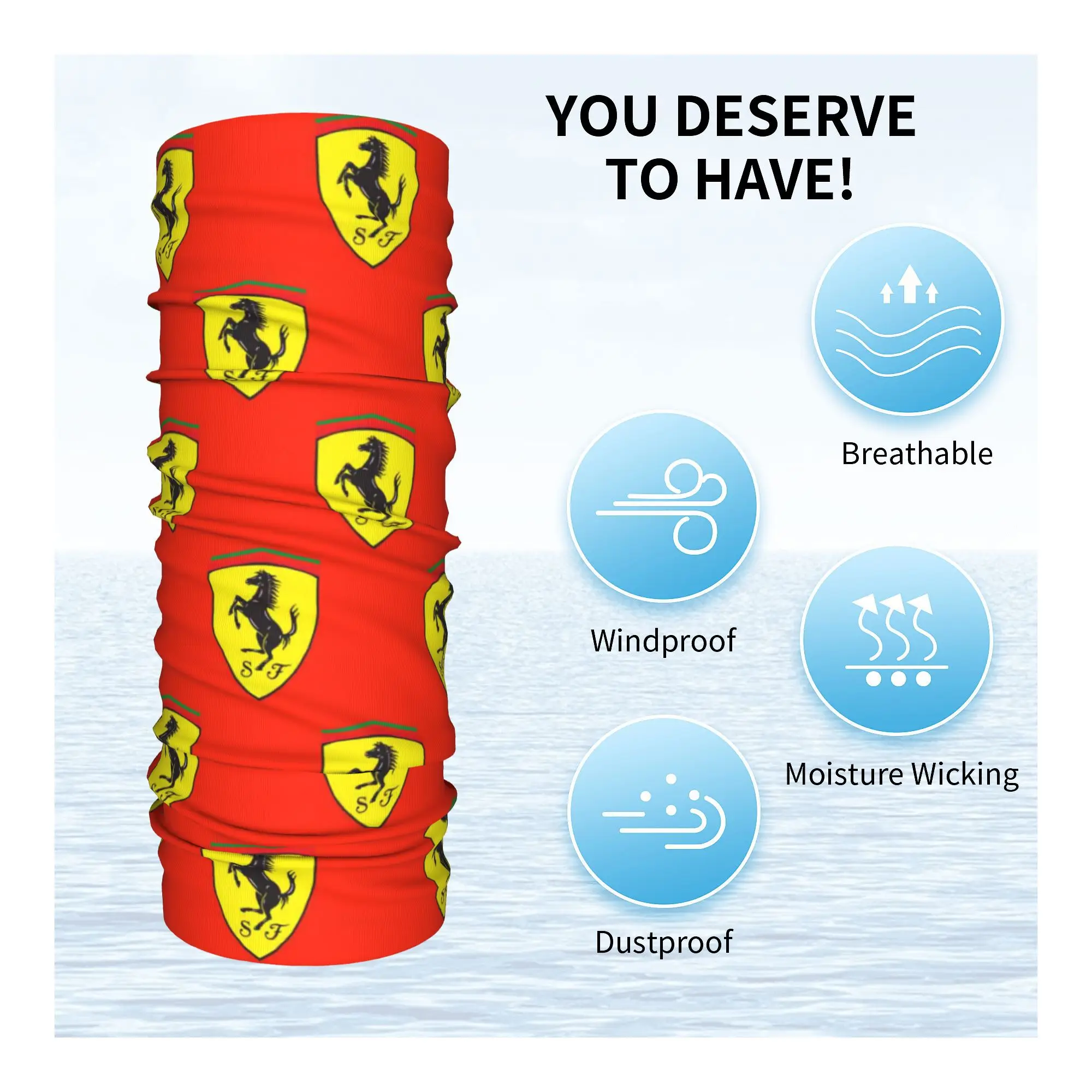 Пользовательские спортивные автомобильные агентства бандана гетры защита от