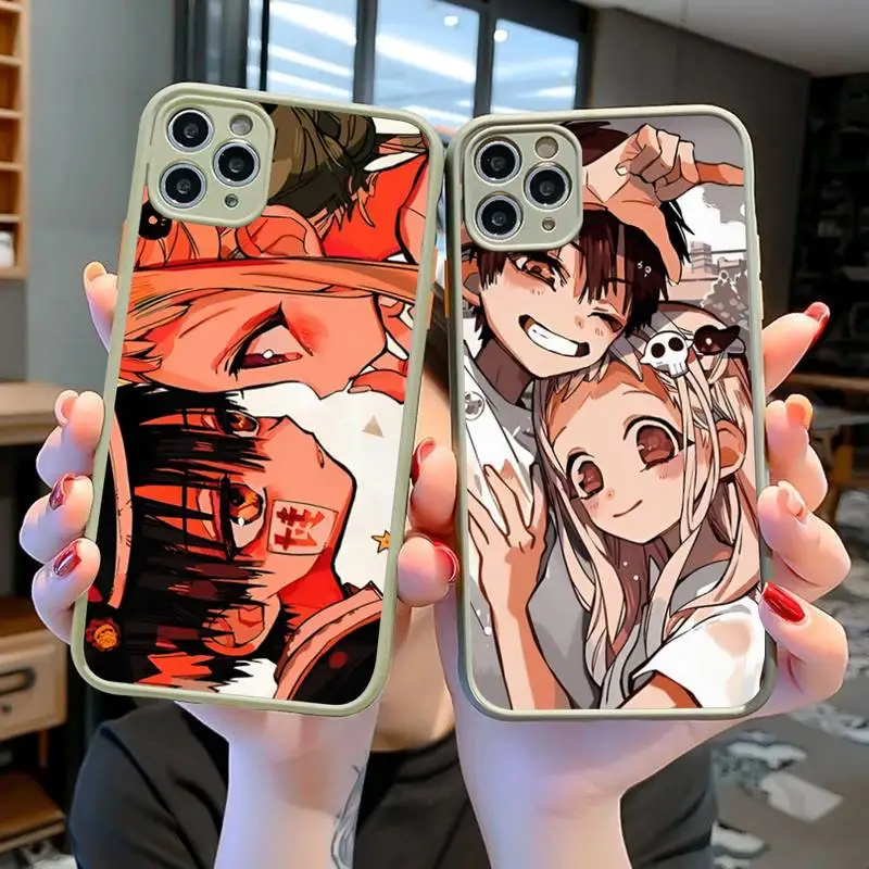 

Toilet Bound Hanako Kun Couple Phone Case for iPhone 14 11 12 13 Mini Pro Max 8 7 Plus X XR XS MAX Translucent Matte Cover