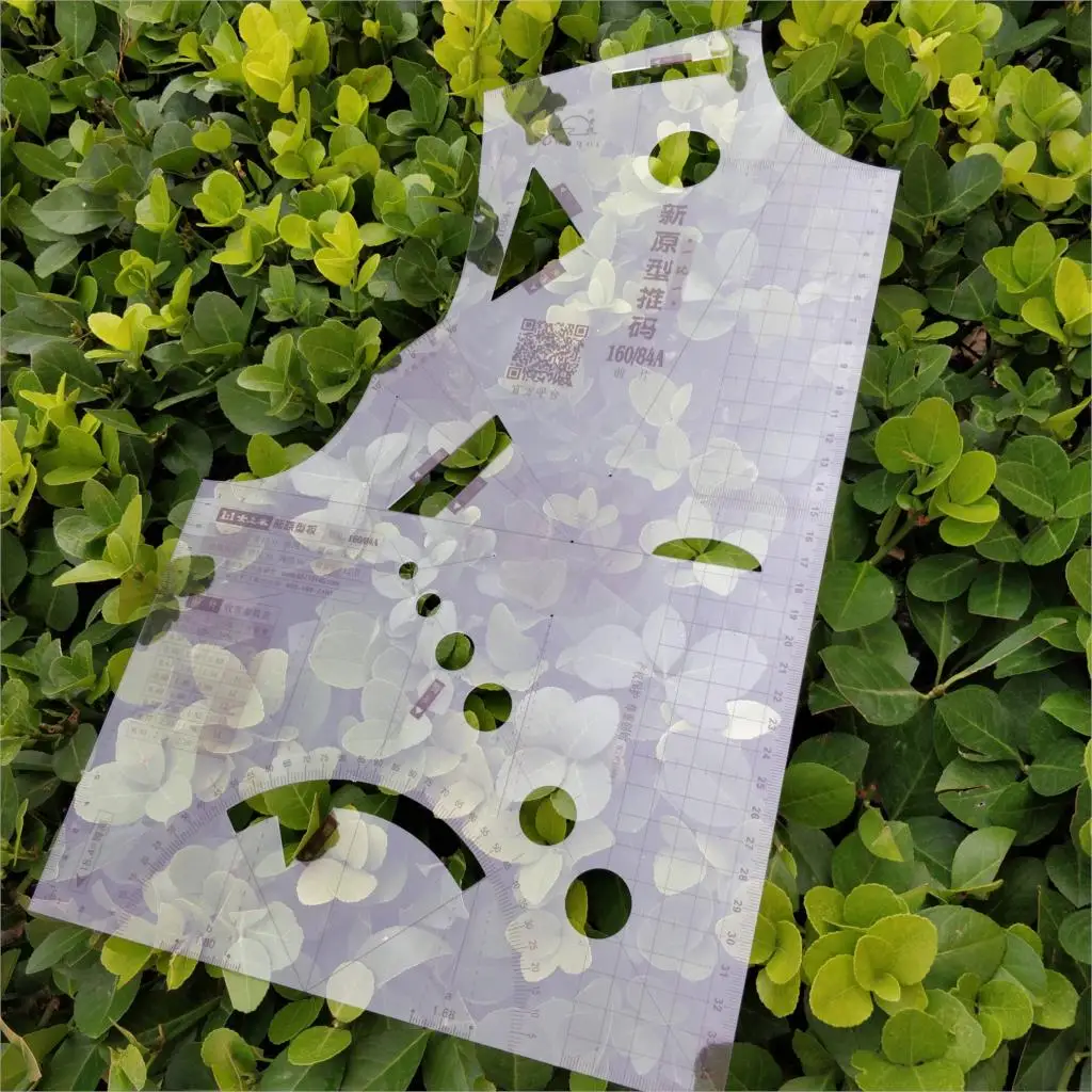 1:1 модная дизайнерская линейка дизайн ткани школьная техника шаблон для