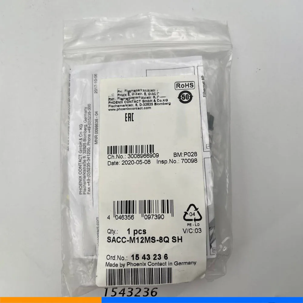 Для Феникса SACC-M12MS-8Q SH-разъем для передачи данных 1543236