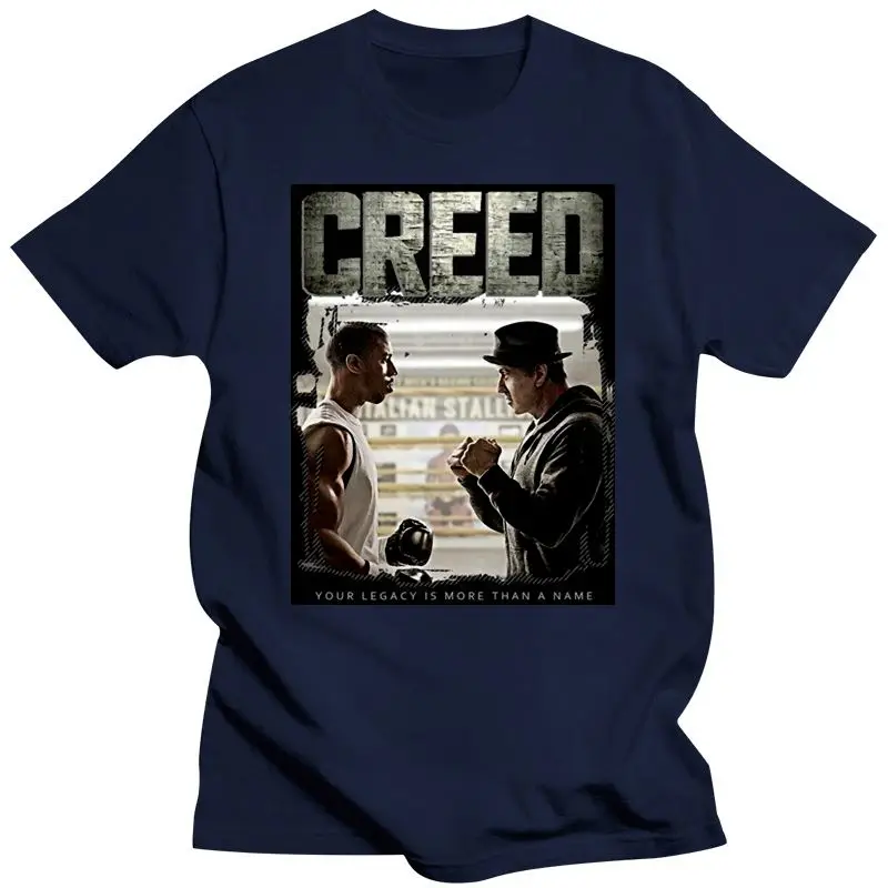 Мужская одежда новый плакат с надписью Creed для мужчин и женщин черная футболка