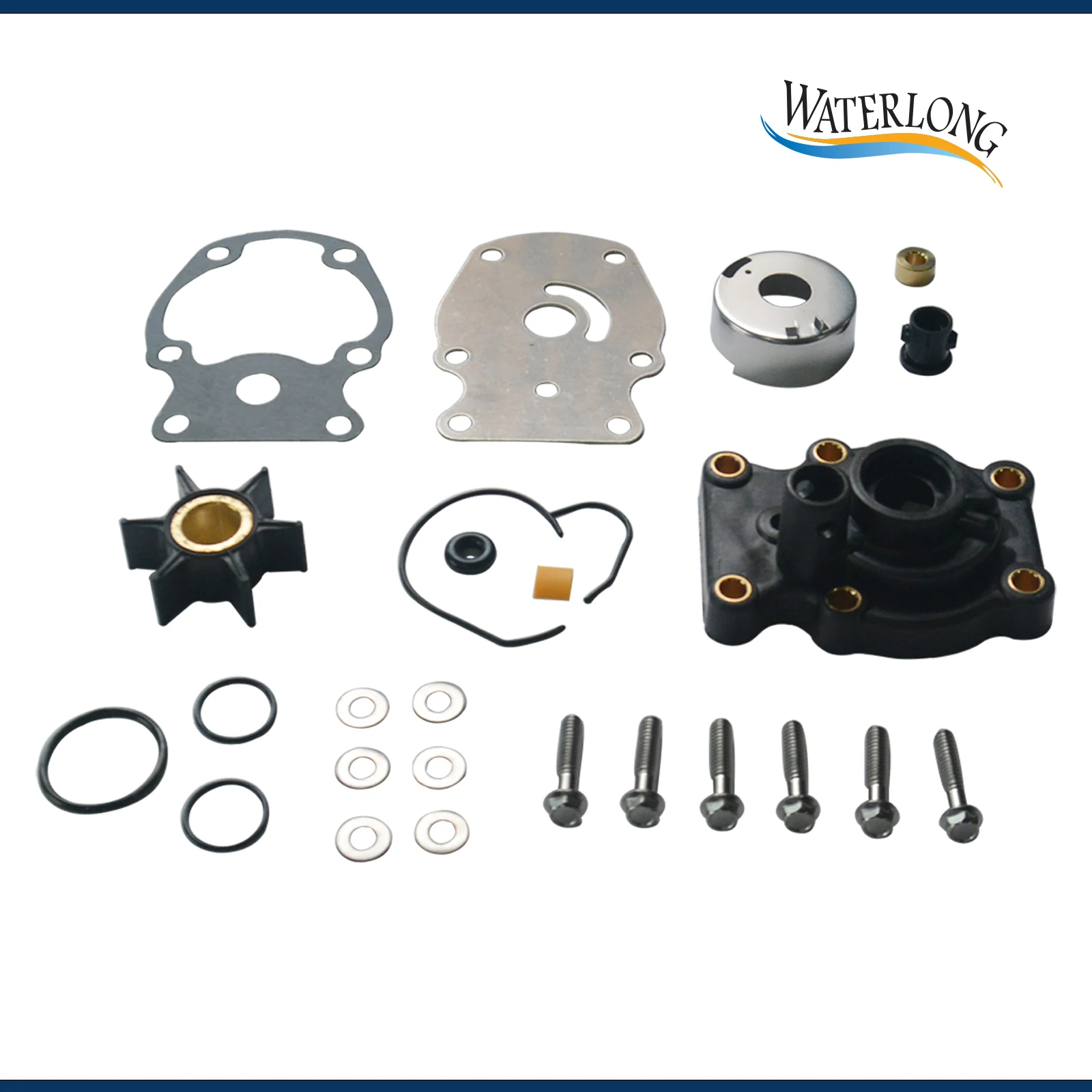 Комплект для ремонта водяного насоса WATERLONG 393630 заменяет крыльчатку Johnson/evinгруб