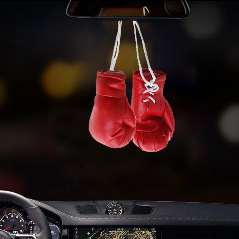 Mini Boxing Gloves Miniature Punching Gloves Holiday Christmas Ornament Hanging Decoration or Souvenir Display for Home