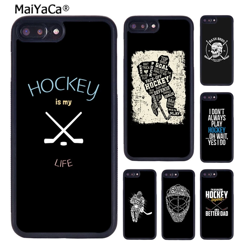 MaiYaCa Hockey is my life Чехол для телефона iPhone 16 15 14 plus 11 12 13 Pro XR XS Max чехол-чехол