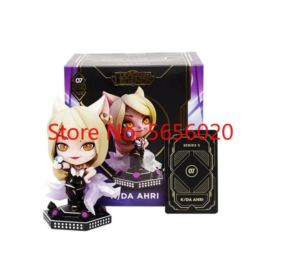 

Genuine League of Legends KDA Ahri Cartoon Game Garage Kit Movable Doll Animation Ornament Model Anime Figures Toys Gifts