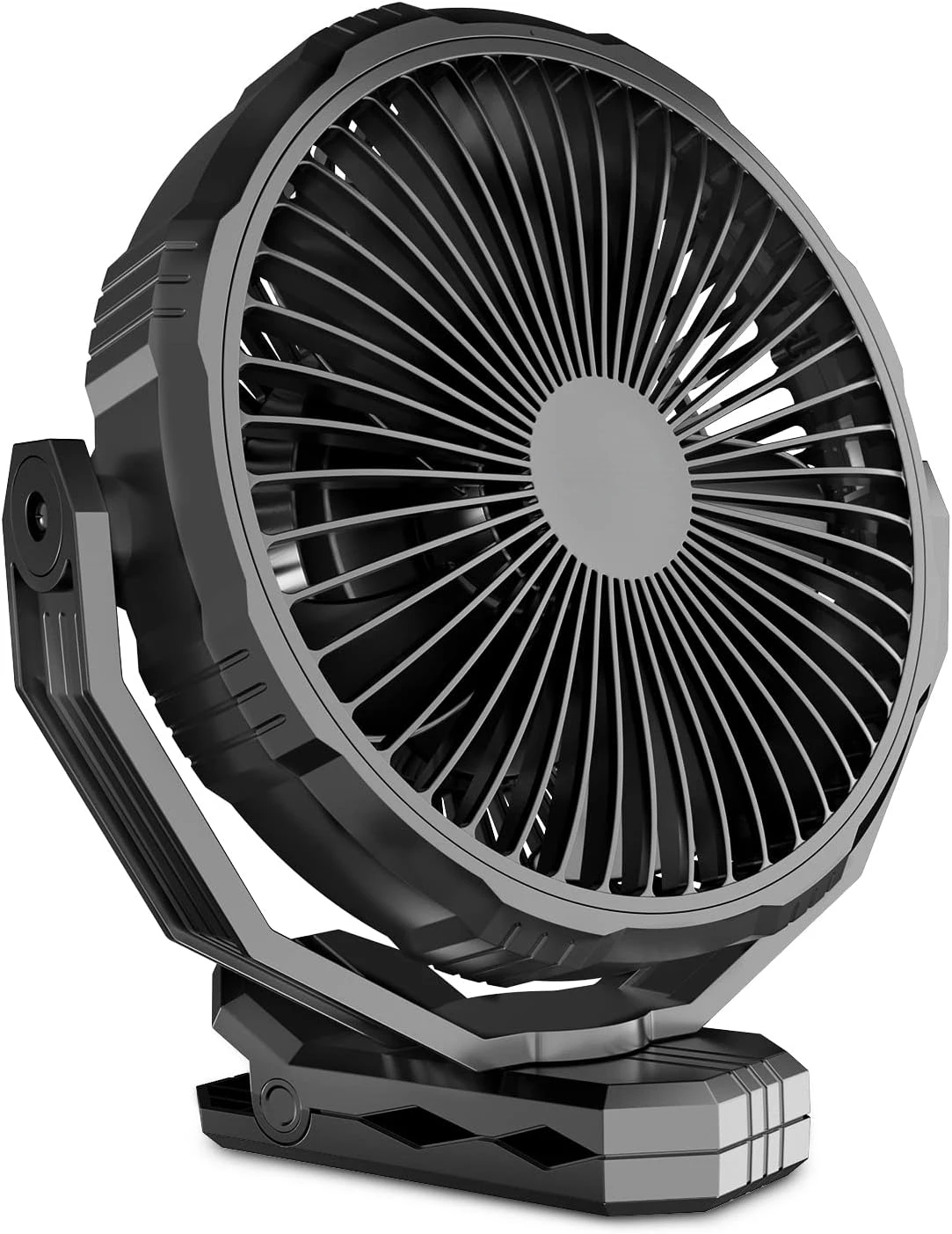 

10000mAh Golf Cart Fan with Clip Enhancer, 8 Inch Portable Clip Fan with Sturdy Clamp, Battery Operated Rechargeable Fan, Campin