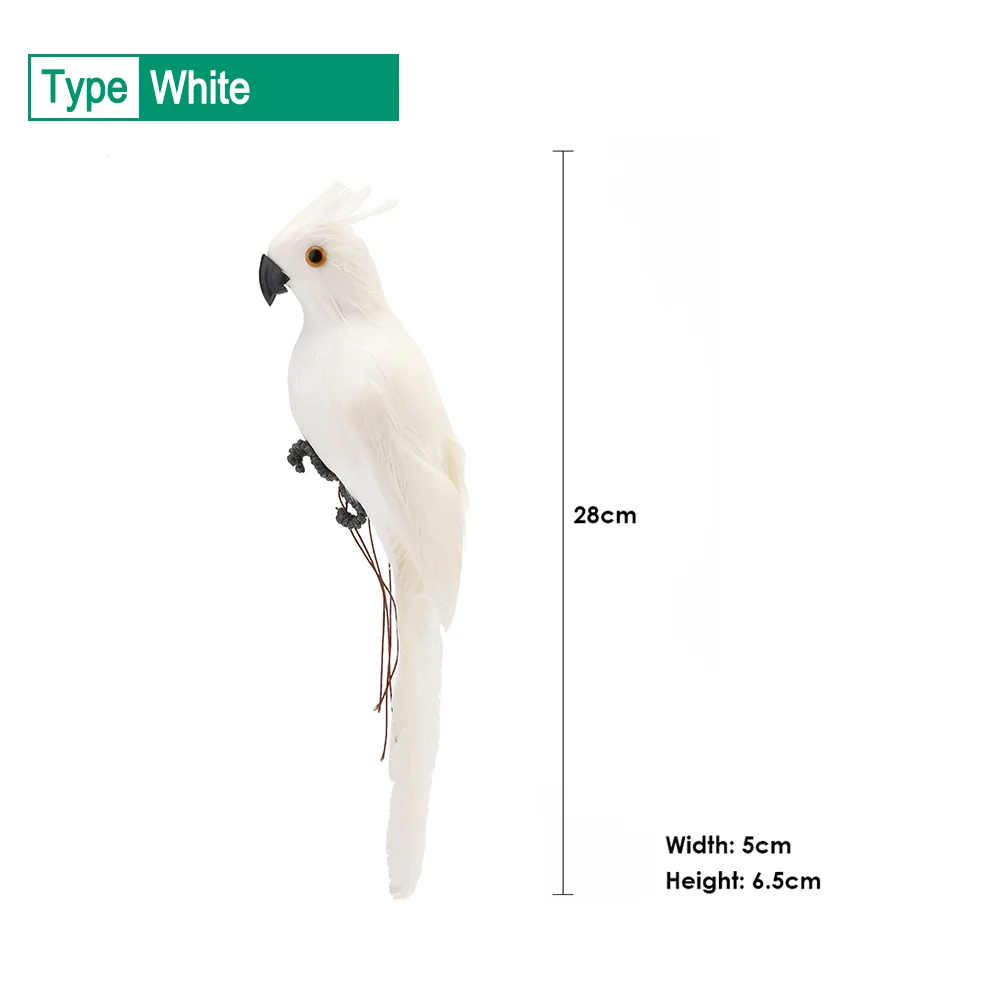 

Искусственный попугай ручной работы 25 см
