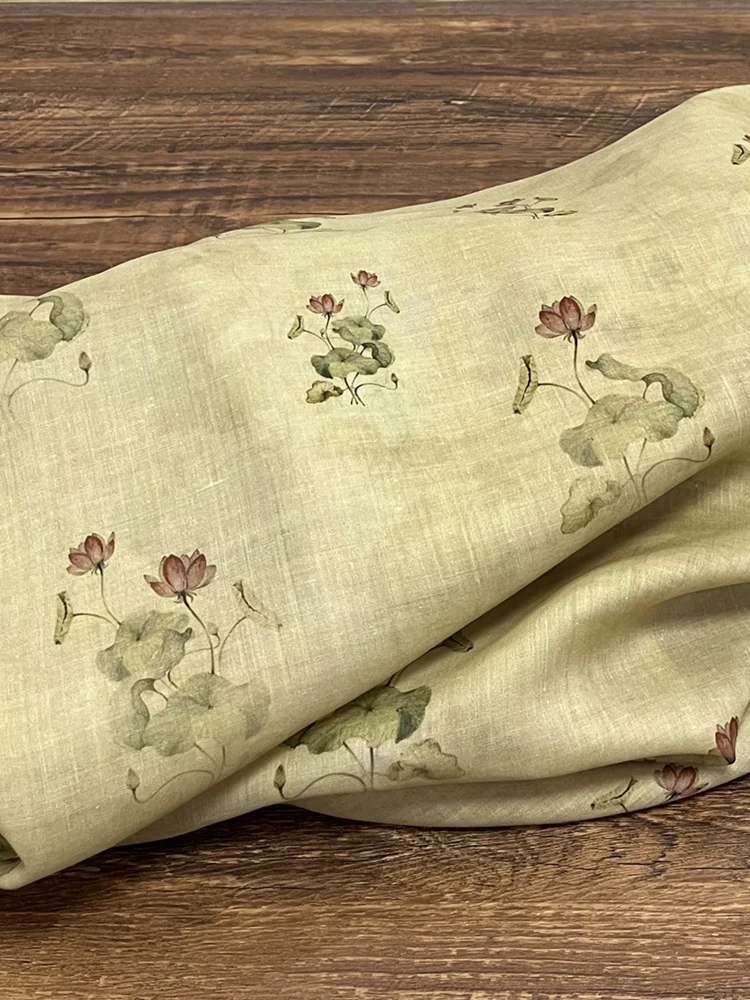 Новый китайский стиль Ретро Национальный Улучшенный Ципао рубашка дзен печатная