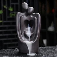 incense burner creative heat resistance easy to use bedroom living room waterfall incense holder for gift