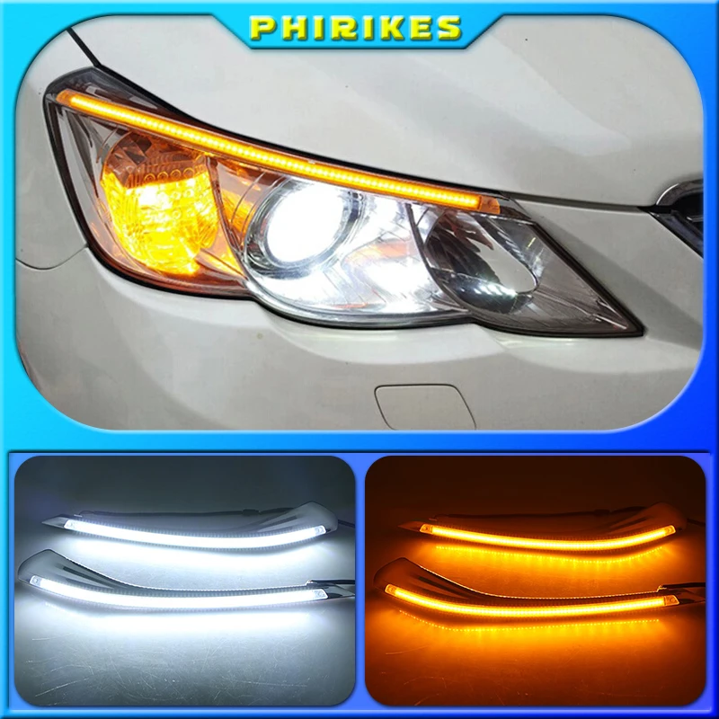

2Pcs DRL Daytime Running Light For Toyota MARK X REIZ 2010-2012 LED Fog Lamp