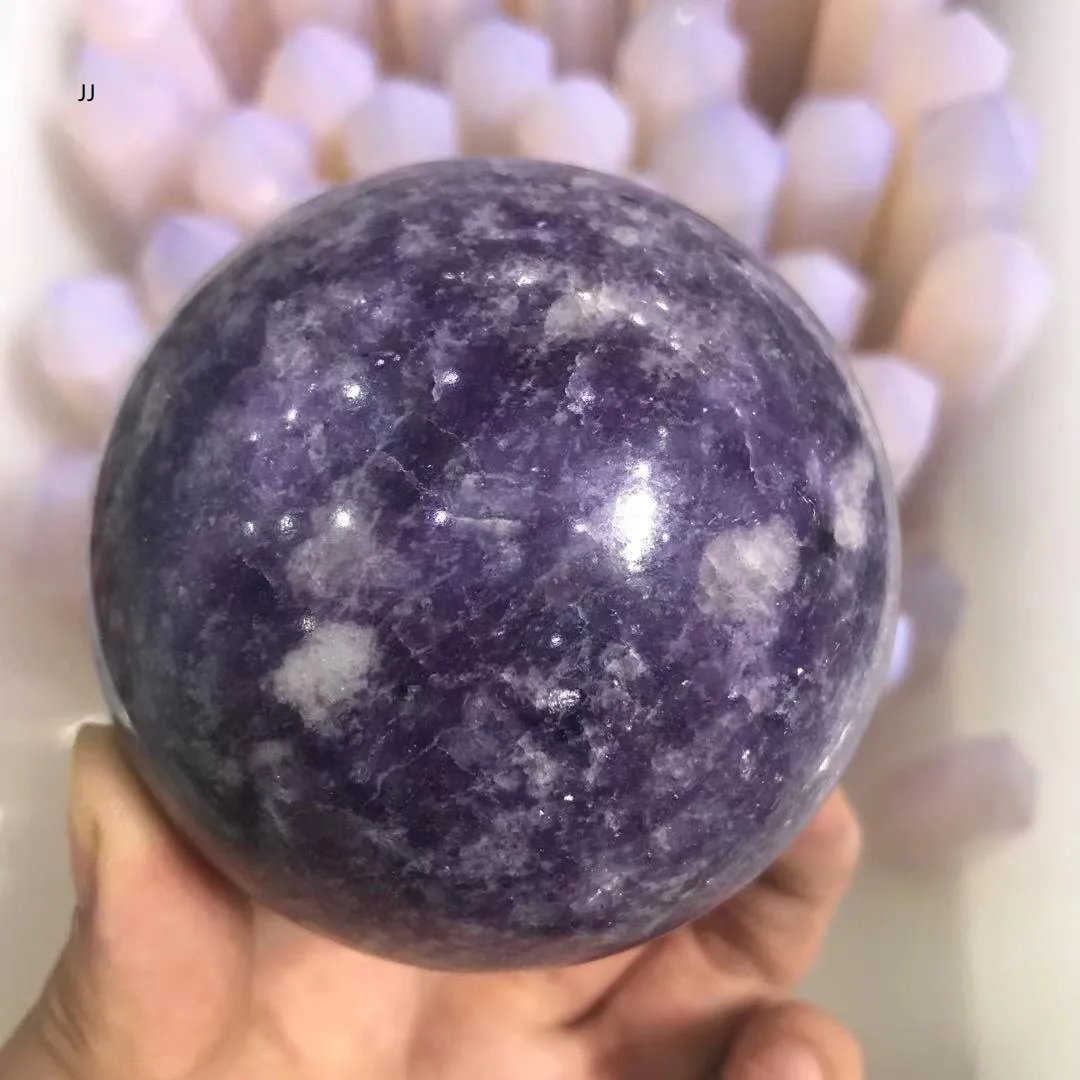 

NATURAL PURPLE MICA BALL, WITH VERY HIGH HEALING FUNCTION, CONDITIONING THE FUNCTION OF THE HUMAN BODY