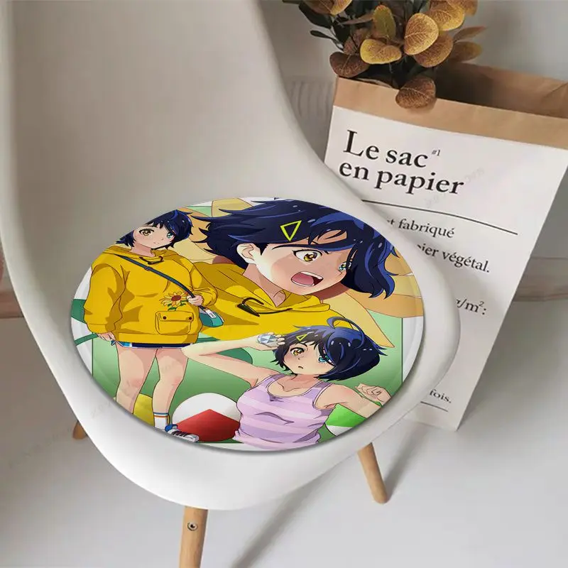 Hot Anime Wonder Egg Priority Modern Style Chair Mat Soft Pad Seat Cushion For Dining Office Outdoor Garden Sofa Decor Tatami images - 6
