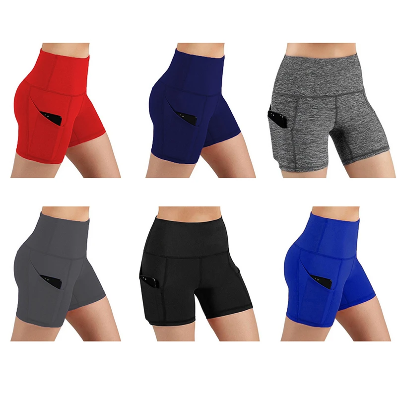 

Gym Running Shorts Yoga Shorts Women's High Waist Weightlifting Push-ups Skinny Sport
