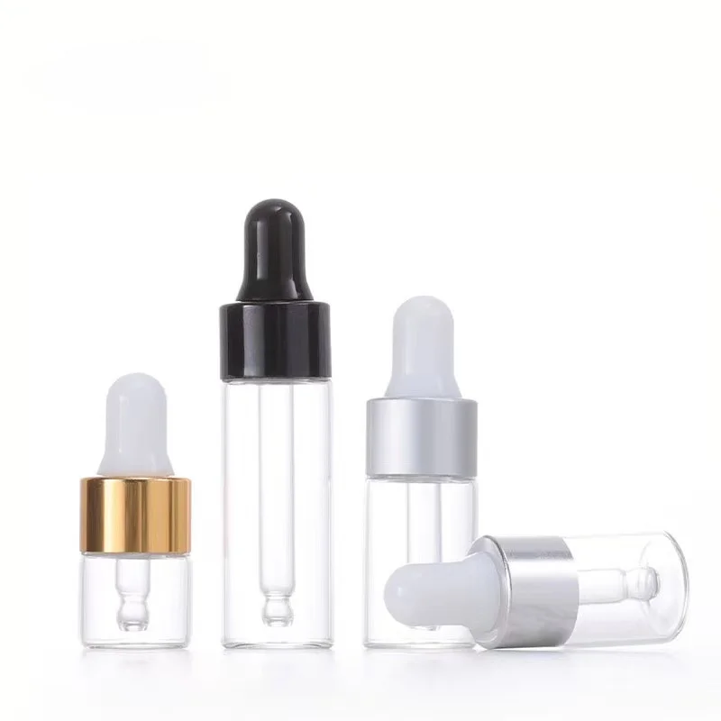 

Sdatter 10pcs/Lot 1ml 2ml 3ml 5ml Frosted Glass Dropper Bottles Empty Essential Oil Bottles Jars Vials With Pipettes Perfume Bot