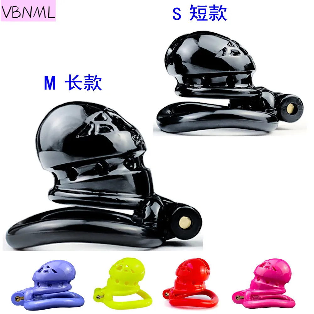 VBNML Adult Sexual Resin Smooth One-piece Chastity Lock Chastity Device Male Rooster Cage BDSM Sex Toy