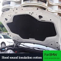 car hood sound insulation cotton for bmw x3 g01 x4 g02 2018 2022 deadening anti noise heat tool decorative accessories