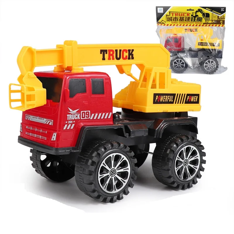 

Plastic Toy Children's Excavator car inertia engineering truck boy play houses toys vehicle transport tool birthday gift